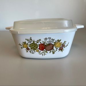 SALE! Corning Ware Spice of Life & Plastic Lid